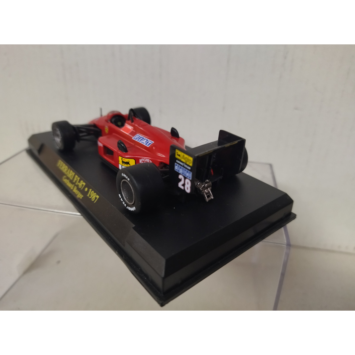 Ferrari F187 De Gerhard Berger – Échelle 1/43, Modèle F1 1987, Sponsor Marlboro, Scala, état Neuf
