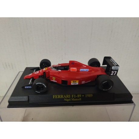 FERRARI F1-89 1989 NIGEL MANSELL FORMULA F1 1:43 ALTAYA IXO HARD BOX