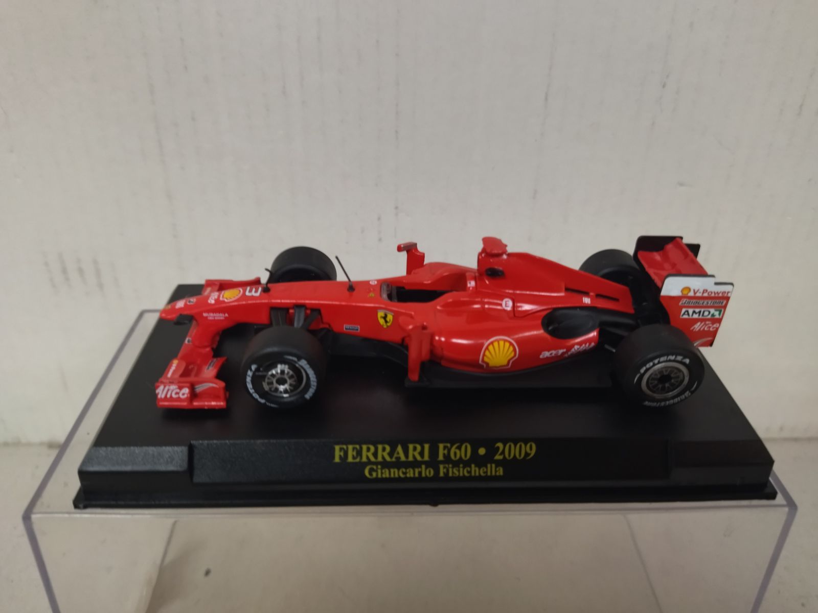 限定品Ferrari F60 2009 GP Italy Fisichella ixo 1:43 Ferrari F60 2009 Giandcarlo Fisichella Diecast Car Model
