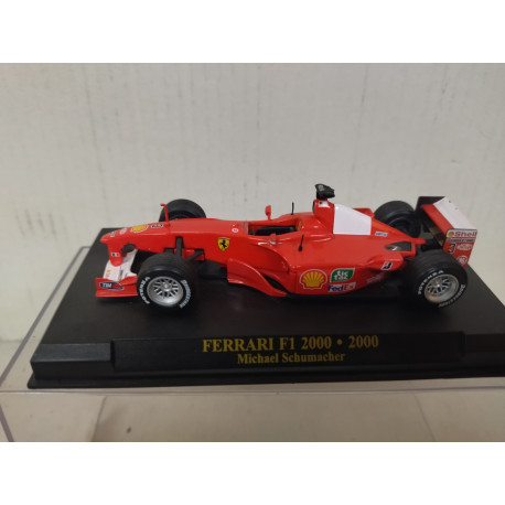 FERRARI F1 2000 2000 MICHAEL SCHUMACHER FORMULA F1 1:43 ALTAYA IXO HARD BOX