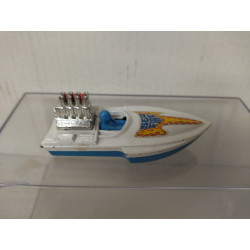 SEAFIRE BOAT RESCUE BLUE/WHITE SUPERFAST 5 1:58/apx 1:64 MATCHBOX NO BOX