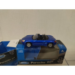 PORSCHE BOXSTER CABRIOLET BLUE 1:60/ apx 1:64 WELLY