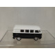 VOLKSWAGEN T1 1963 MICROBUS BLACK/WHITE apx 1:60 WELLY PULLBACK NO BOX
