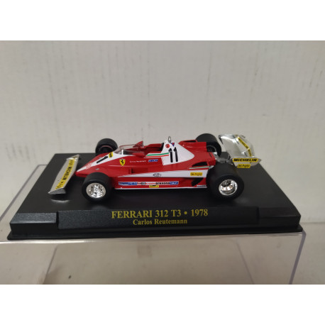 FERRARI 312 T3 1978 CARLOS REUTEMANN FORMULA F1 1:43 ALTAYA IXO HARD BOX