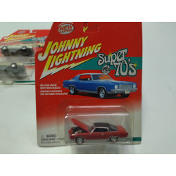 CHEVROLET MONTE CARLO 1971 RED/BLACK 1:64 JOHNNY LIGHTNING