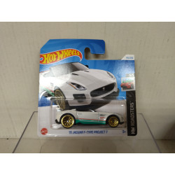 JAGUAR F-TYPE 2015 PROJECT 7 WHITE 5/5 ROADSTERS 1:64 HOT WHEELS