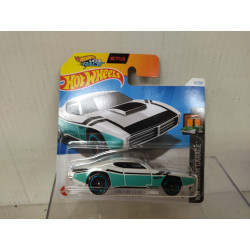 CUSTOM OTTO WHITE/GREEN 1/5 DREAM GARAGE 1:64 HOT WHEELS