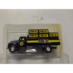 CAMION/TRUCK CARGO LOADED PENNZOIL 1:87 H0 GOLDEN WHEELS