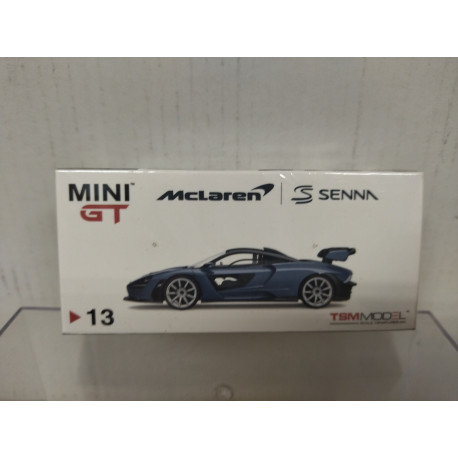 MCLAREN SENNA VICTORY GREY LHD 1:64 MINI GT - BCN STOCK CARS