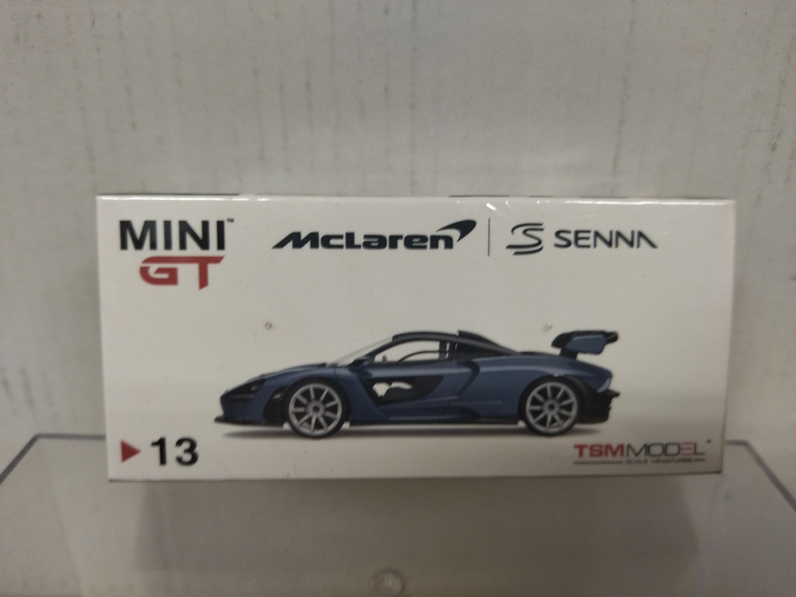 MCLAREN SENNA VICTORY GREY LHD 1:64 MINI GT - BCN STOCK CARS