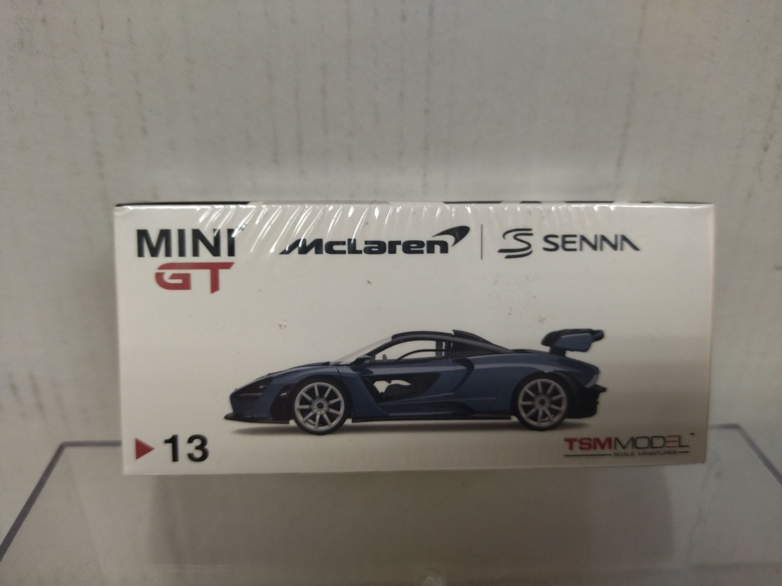 MCLAREN SENNA VICTORY GREY RHD 1:64 MINI GT - BCN STOCK CARS