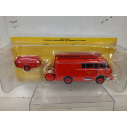 CITROEN 350N + TRAILER FIRE/POMPIERS/BOMBEROS 1:43 SALVAT IXO