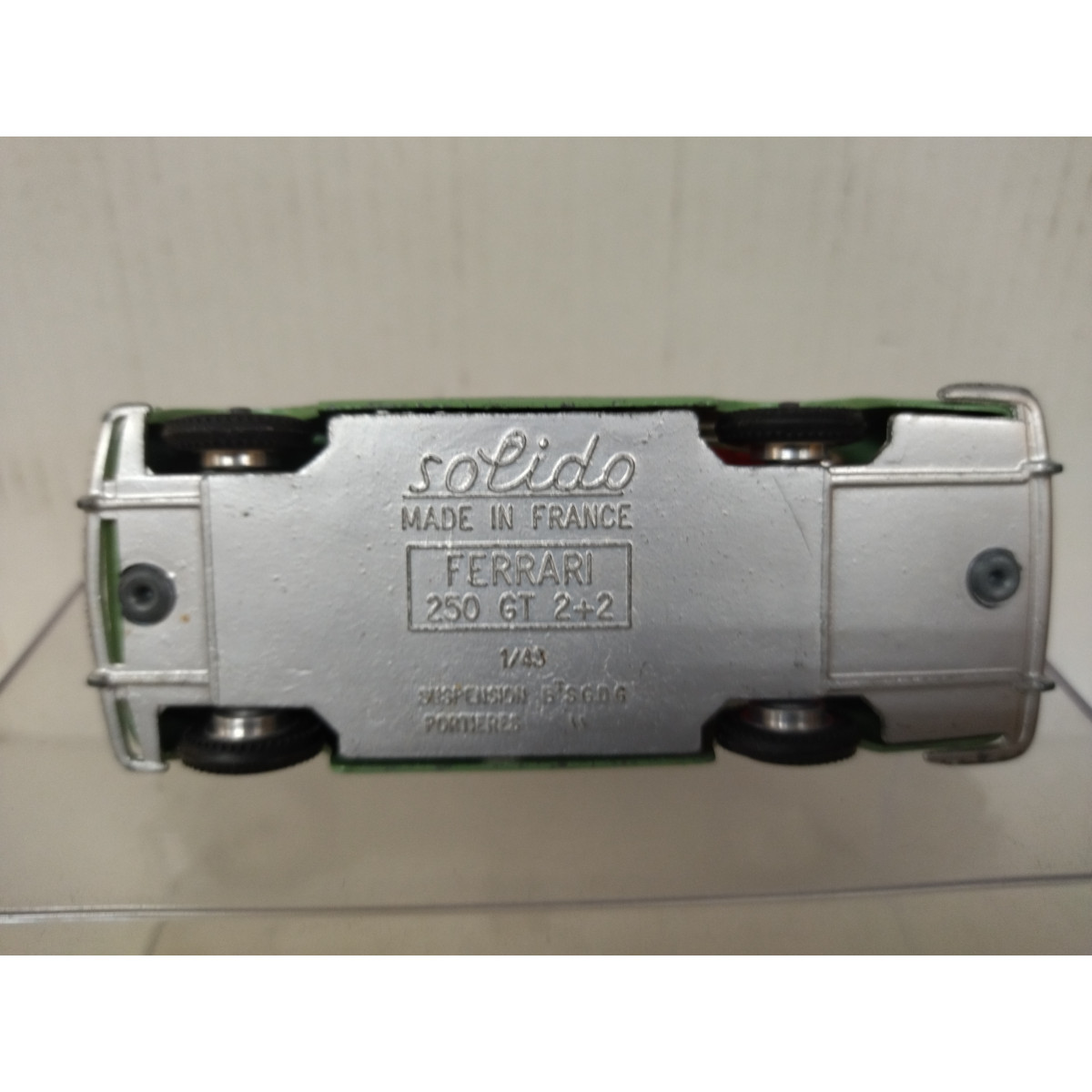 FERRARI 250 GT 2+2 GREEN 1:43 SOLIDO 123 NO BOX - BCN STOCK CARS
