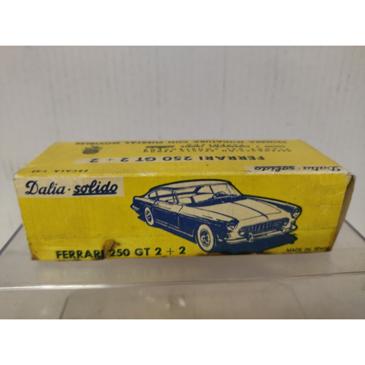 FERRARI 250 GT 2+2 GREEN 1:43 SOLIDO 123 NO BOX - BCN STOCK CARS