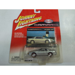 CHEVROLET CAMARO 1998 COUPE SILVER 55TH ANNIVERSARY 1:64 JOHNNY LIGHTNING