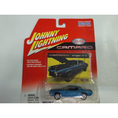 CHEVROLET CAMARO 1970 Z28 RS BLUE 55TH ANNIVERSARY 1:64 JOHNNY LIGHTNING