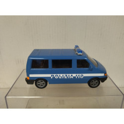 VOLKSWAGEN T4 TRANSPORTER POLIZIA 113 1:43 HONGWELL NO BOX