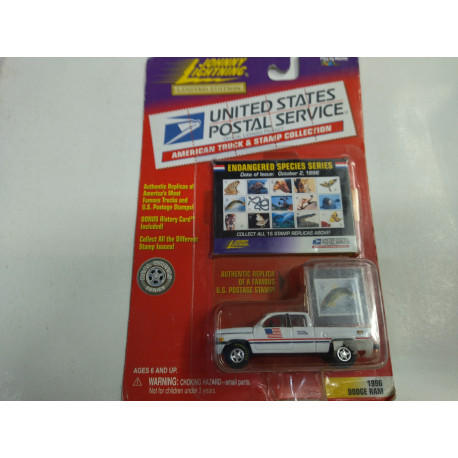 DODGE RAM 1996 US POSTAL SERVICE 1:64 JOHNNY LIGHTNING