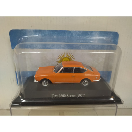 FIAT 1600 SPORT 1970 ORANGE ARGENTINA 1:43 SALVAT IXO