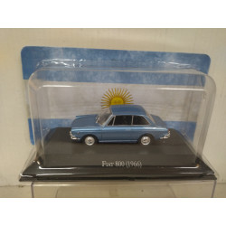 FIAT 800 1966 BLUE ARGENTINA 1:43 SALVAT IXO