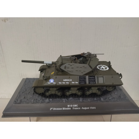 M10 GMC 1944  2ND DIVISION BLINDE FRANCE USA TANKS WW 2 1:43 ALTAYA IXO