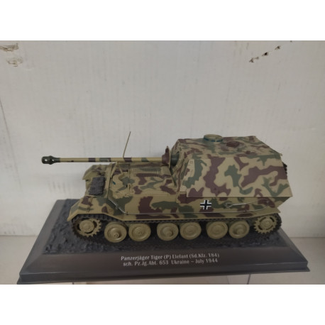 Sd.Kfz.184 ELEFANT PANZERJAGER TIGER (P) 1944 GERMANY TANKS WW 2 1:43 ALTAYA IXO