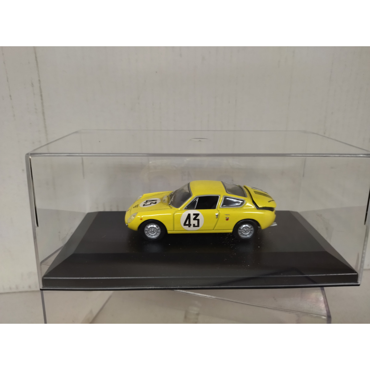 Miniature Voiture Abarth 1300 OT N°64 - 24h Du Mans 1967 - Échelle 1/43 Par KLON & Models