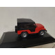 JEEP WILLYS CJ-5 RED/BLACK 1:43 DeAGOSTINI IXO CAJA NO ORIGINAL DEFECT/NO RETRO