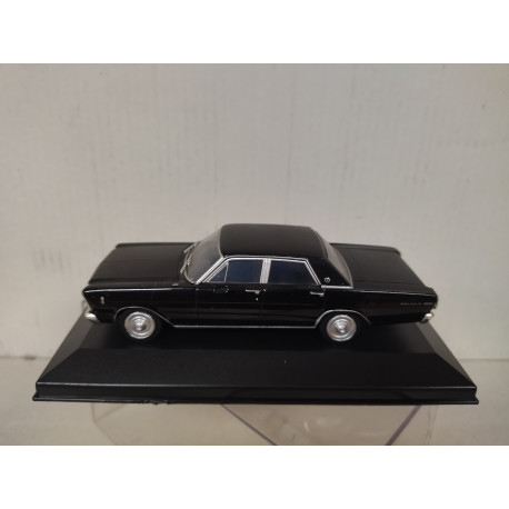 FORD GALAXIE 500 1967 BLACK 1:43 DeAGOSTINI IXO CAJA NO ORIGINAL DEFECT/NO RETRO