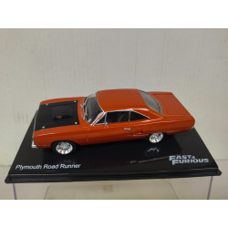 PLYMOUTH ROAD RUNNER FAST & FURIOUS 1:43 ALTAYA IXO