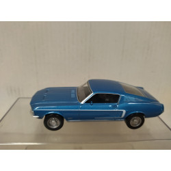 FORD MUSTANG 1968 GT FASTBACK COUPE BLUE YOUNGTIMER 1:43 NOREV JETCAR