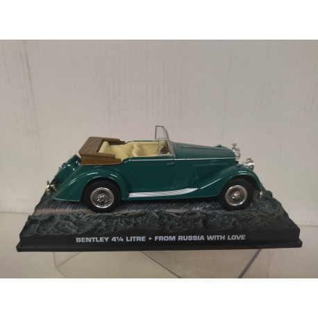 BENTLEY 4 1/4 LITRE FROM RUSSIA WITH LOVE 007 JAMES BOND 1:43 IXO EAGLEMOSS