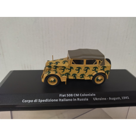 FIAT 508 1941 CM COLONIALE ITALIA IN RUSSIA WW 2 1:43 ALTAYA IXO