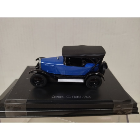 CITROEN C3 1925 TREFLE LES CITROEN 1:43 UH HACHETTE CAJA NO ORIGINAL