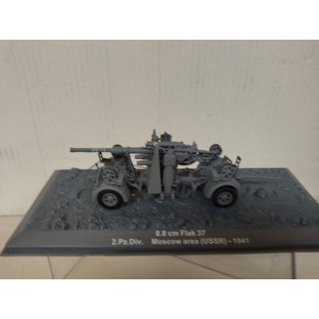 FLAK 37 8,8cm 1941 2 PZ.DIV.MOSCOW USSR WW 2 1:72 ALTAYA IXO