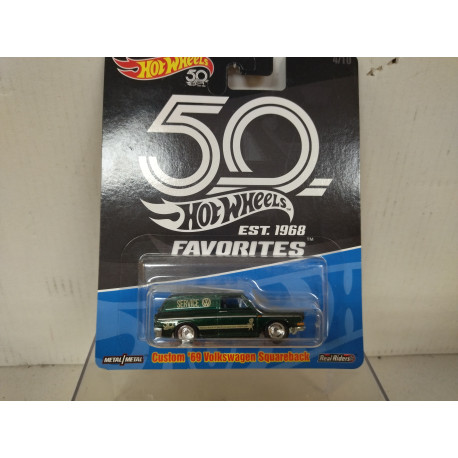 VOLKSWAGEN SQUAREBACK 1969 4/10 HW 50 ANNIVERSARY 1:64 HOT WHEELS PREMIUM