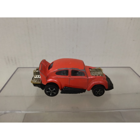 VOLKSWAGEN HOT ROD RED WHIZZWHEELS apx 1:64 CORGI TOYS