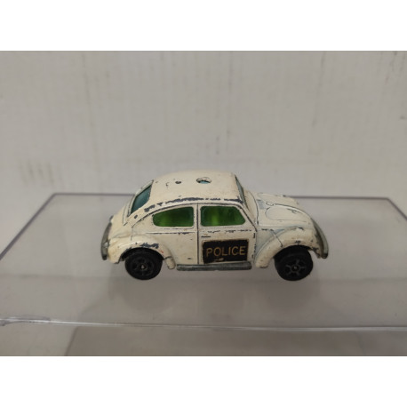 VOLKSWAGEN 1300 POLICE WHIZZWHEELS apx 1:64 CORGI TOYS