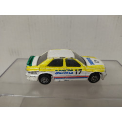 MERCEDES-BENZ W201 190E WHITE/YELLOW apx 1:64 CORGI TOYS NO BOX