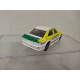 MERCEDES-BENZ W201 190E WHITE/YELLOW apx 1:64 CORGI TOYS NO BOX