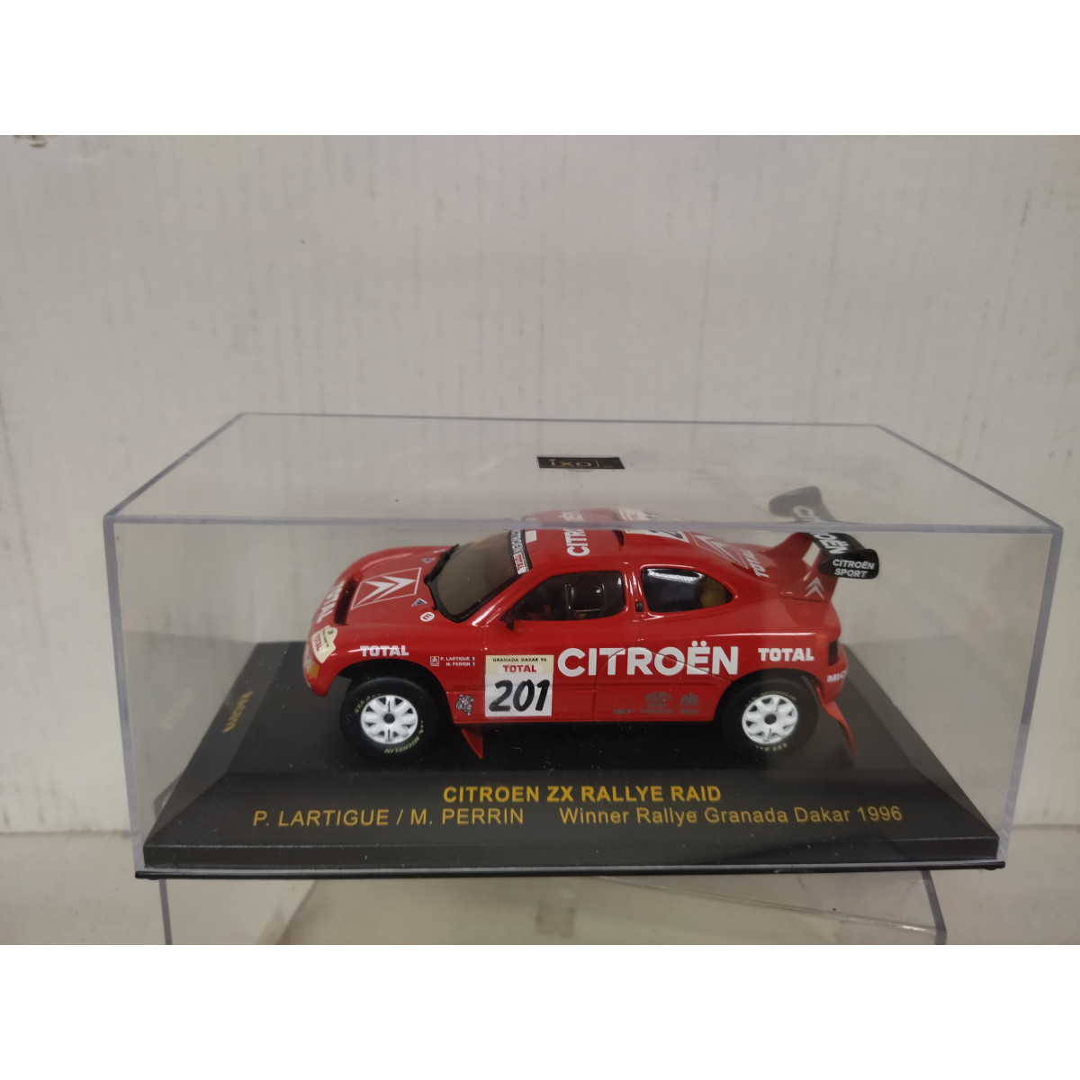 CITROEN ZX 1996 RALLY WINNER RAID GRANADA-DAKAR LARTIGUE 1:43 IXO