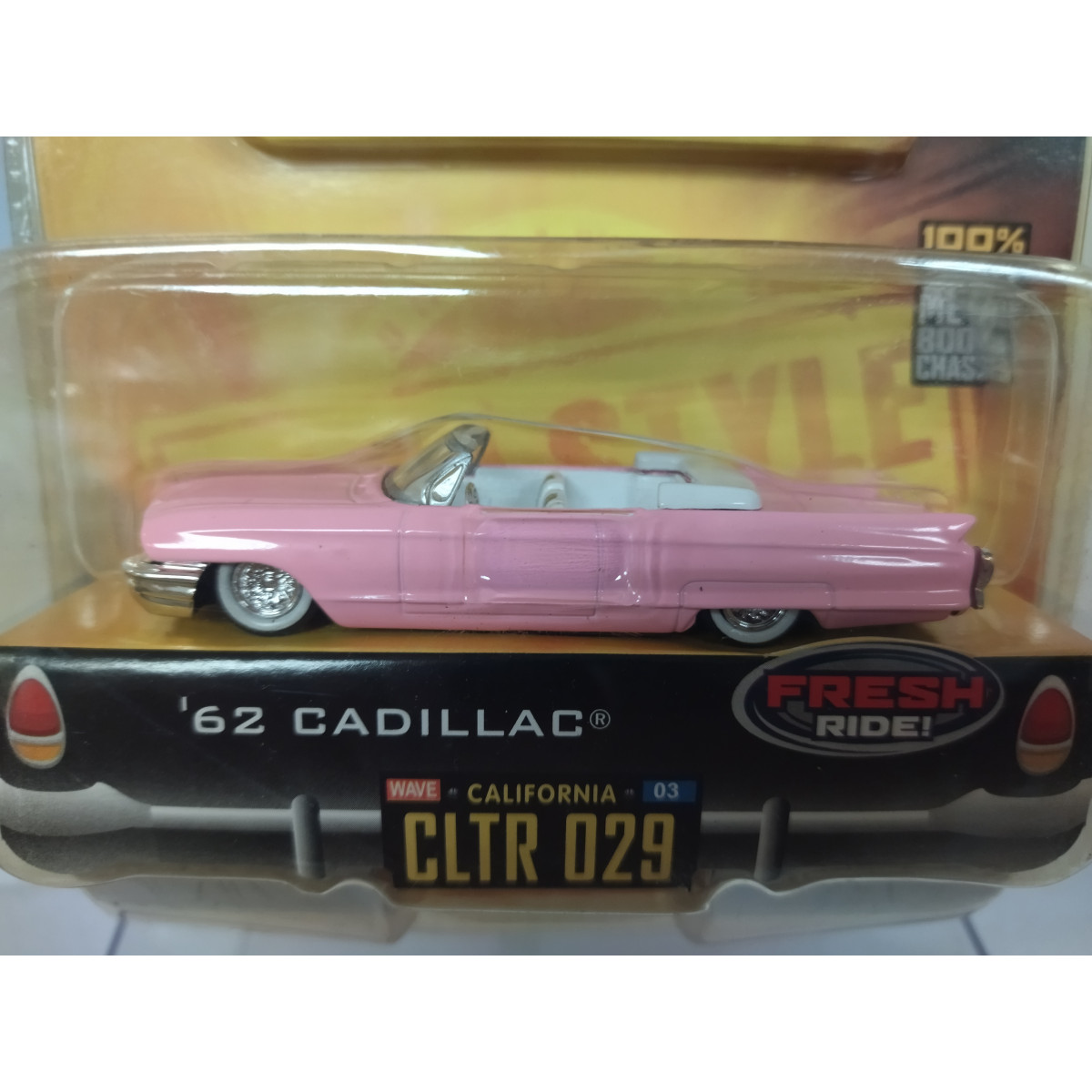 CADILLAC 1962 CONVERTIBLE PINK 029 DUB CITY OLDSKOOL 1:64 JADA