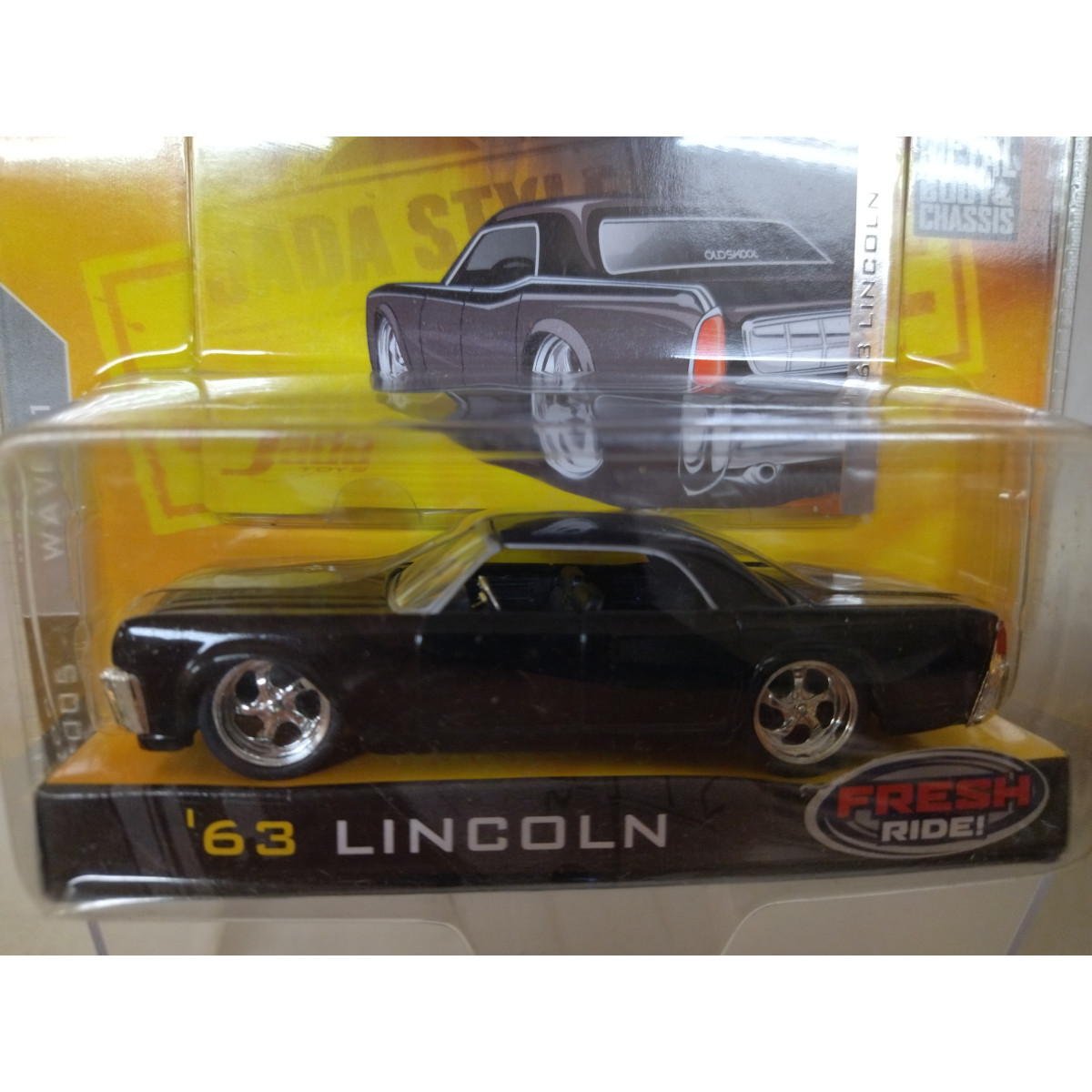 LINCOLN CONTINENTAL 1963 BLACK DUB CITY OLDSKOOL 1:64 JADA - BCN