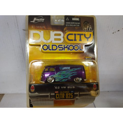 VOLKSWAGEN T1 1962 BUS JOES PURPLE 025 DUB CITY OLDSKOOL 1:64 JADA