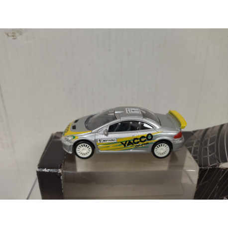 PEUGEOT 307 WRC RALLY n1 YACCO SILVER apx 1:64 NOREV 3 INCHES (7,5cm)