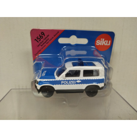 LAND ROVER DEFENDER 90 POLIZEI/POLICE 1:55/apx 1:64 SIKU 1569