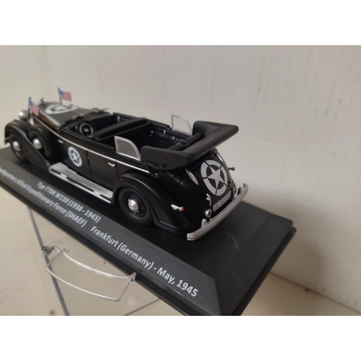 IXO CLC317 - Mercedes Benz 770K Cabriolet 1938-1943 - Noire 1/43 - Neuve