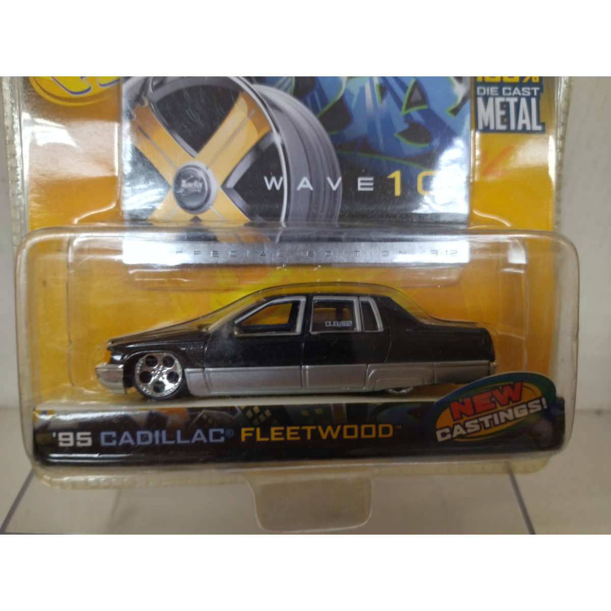 CADILLAC FLEETWOOD 1995 BLACK 099 DUB CITY 1:64 JADA - BCN STOCK CARS