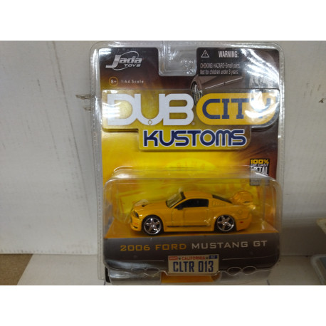 FORD MUSTANG 2006 GT YELLOW 013 DUB CITY KUSTOMS 1:64 JADA