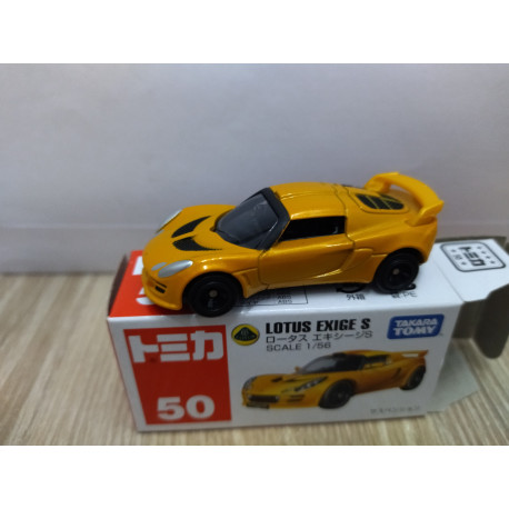 LOTUS EXIGE S YELLOW 1:56/apx 1:64 TOMICA 50